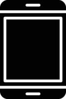 Mobile Glyph Icon Design vector