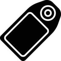 Tag Glyph Icon Design vector