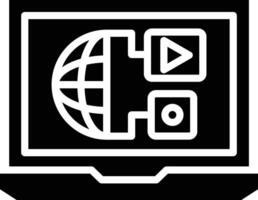 Digital Glyph Icon Design vector
