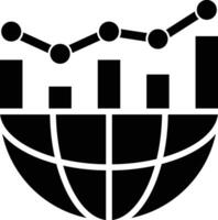 Metrics Glyph Icon Design vector