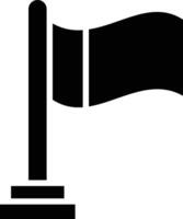Flag Glyph Icon Design vector
