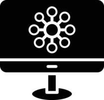 Link Glyph Icon Design vector