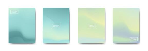 set of abstract background with beautiful gradation color, colorful background for poster flyer banner backdrop.vertical banner.cool fluid background illustration vector