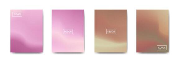set of abstract background with beautiful gradation color, colorful background for poster flyer banner backdrop.vertical banner.cool fluid background illustration vector