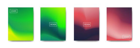 set of abstract background with beautiful gradation color, colorful background for poster flyer banner backdrop.vertical banner.cool fluid background illustration vector