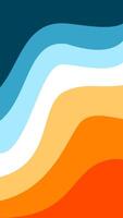 Abstract wavy Background. blue and orange background. abstract blue color wallpaper. Abstract curvy orange background. vector