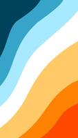 Abstract wavy Background. blue and orange background. abstract blue color wallpaper. Abstract curvy orange background. vector