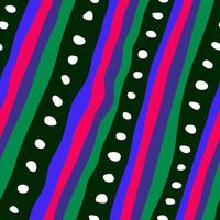 Candy wrapping wavy seamless pattern. Summer wavy stripes childish fabric print. Trendy leaner ribbons candy pattern. Background ornament. vector