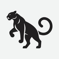 Majestic Panther Silhouette Set, Perfect for Your Design Needs vector