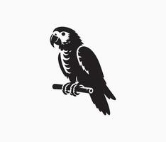 parrot silhouette art illustration vector
