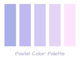 purple pastel palette color set include five colors for modern minimalist design vector