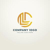 C logo flat design L lawyer vector
