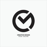 Creative CM or MC or CS or SC or CMS or MCS or SMC initial monogram flat circle shape pattern modern unique logo design vector