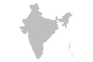 India map silhouette Dotted pattern vector