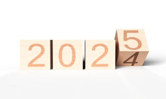 2024 2025 cube block wooden square change calendar business beginning start happy new year merry christmas december january month planner object schedule diary success diary holiday annual time future png