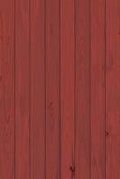 Cut timber panels red color distressed weathered graphic illustrated vertical background. Wooden texture pattern. vector
