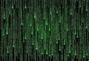 Binary code matrix background, digital technology vector