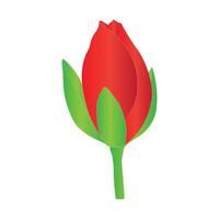 Lotus flower icon vector