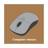 Computer mouse icon vector
