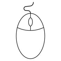 Computer mouse icon vector