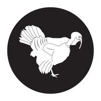 Turkey icon design vector