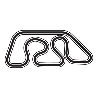 Racing circuit icon