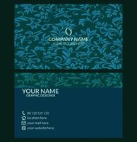 Professional creative business card design template vector