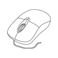 Computer mouse icon vector