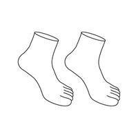Sock icon design vector