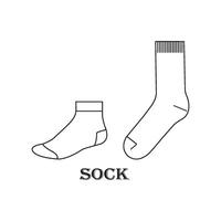 Sock icon design vector