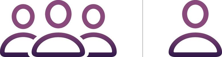Avatar, user profile, person icon, gender neutral, team group of people silhouette picture. Social media Blank users portrait icons hero page template web editable flat illustration in gradient vector