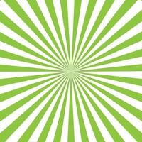 Green and white Sunburst Pattern Background. Rays Radial Summer Banner. Exploding star burst texture japanese cultural radius cartoon pattern sale price tag abstract template eps editable vector
