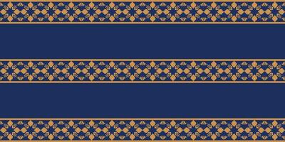 Elegant Textile Border with Floral Motif.Vintage Textile Border for Classic Designs.Colorful Textile Border with Geometric Patterns with copy space area vector