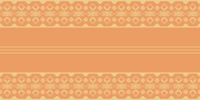 Elegant Textile Border with Floral Motif.Vintage Textile Border for Classic Designs.Colorful Textile Border with Geometric Patterns with copy space area vector