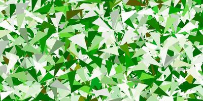 Light Green Yellow Layout With Triangle Forms vector