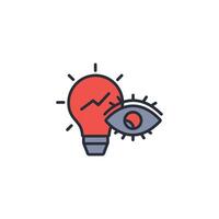 visionary icon. .Editable stroke.linear style sign for use web design,logo.Symbol illustration. vector