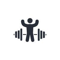 gym icon. .Editable stroke.linear style sign for use web design,logo.Symbol illustration. vector