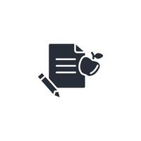 diet icon. .Editable stroke.linear style sign for use web design,logo.Symbol illustration. vector