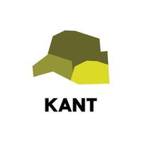 Map Of Kant City Modern Simple Geometric, illustration design template vector