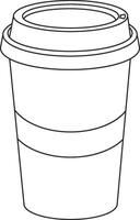 glass with drink without background vector