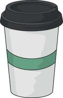 glass with drink without background vector