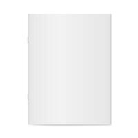 mock up of booklet isolated. vector