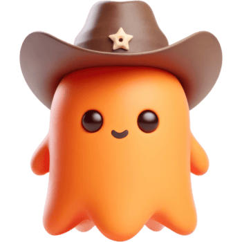 naranja escalofriante fantasmas 3d juguete Víspera de Todos los Santos elementos charater png