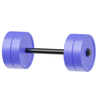 Dumbbell icon 3d render illustration png