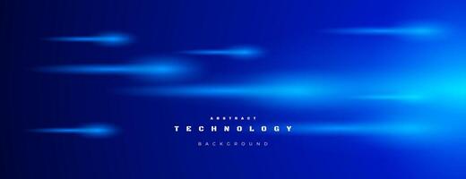 abstract high speed movement background with blue light vector