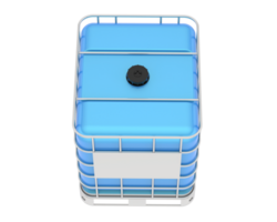 Water container isolated on white background. 3d rendering png