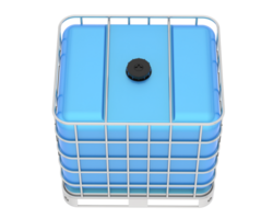 Water container isolated on white background. 3d rendering png