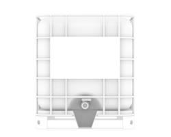 Water container isolated on white background. 3d rendering png