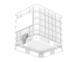 Water container isolated on white background. 3d rendering png