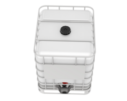 Water container isolated on white background. 3d rendering png